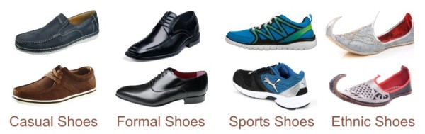 casual shoe types
