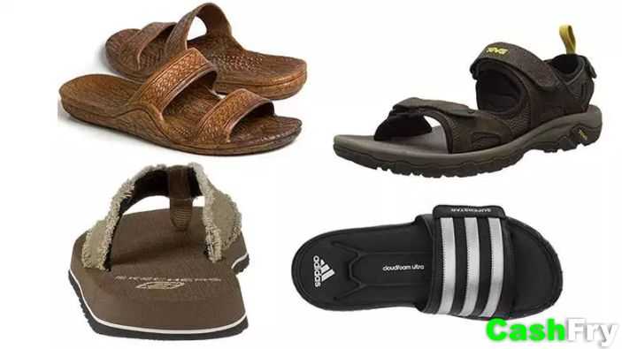 types of mens slippers